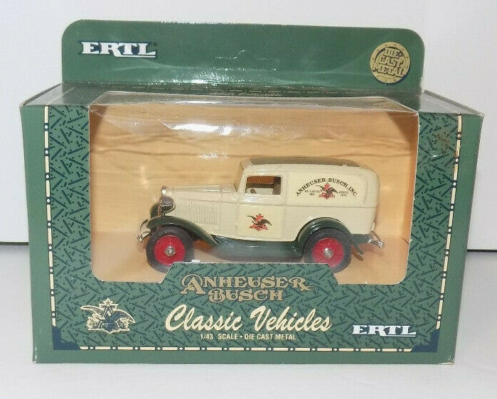 ERTL Classic Vehicles 1932 Ford Panel Truck Anheuser Busch 1:43