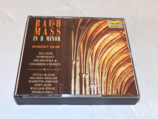 Bach Mass in B Minor Robert Shaw and the Atlanta Symphony Orchestra 2 CD Set