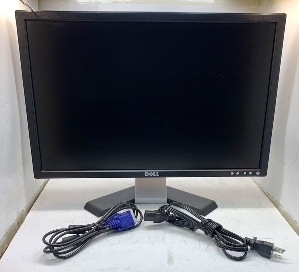 Dell E228WFPc 22" Computer Monitor with Stand, VGA & Power Cords