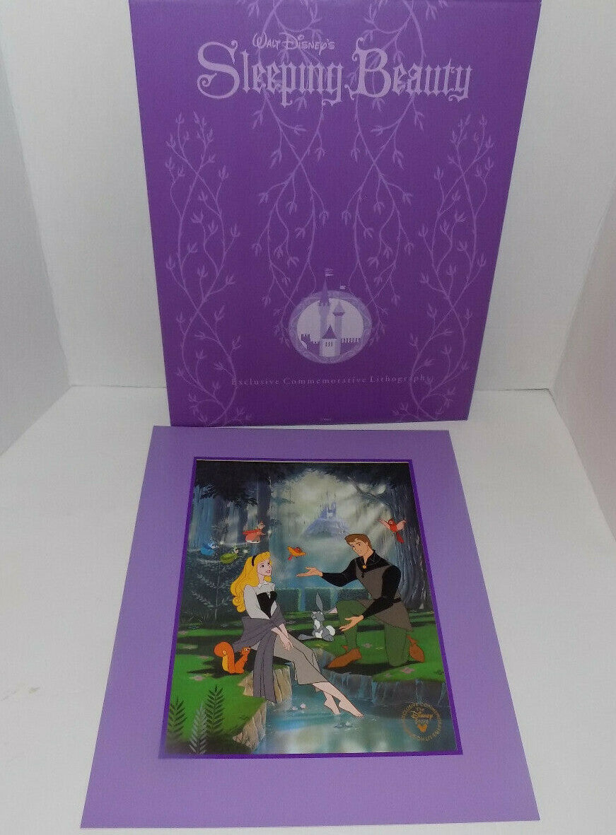 Walt Disney's Sleeping Beauty Exclusive Commemorative Lithograph Used