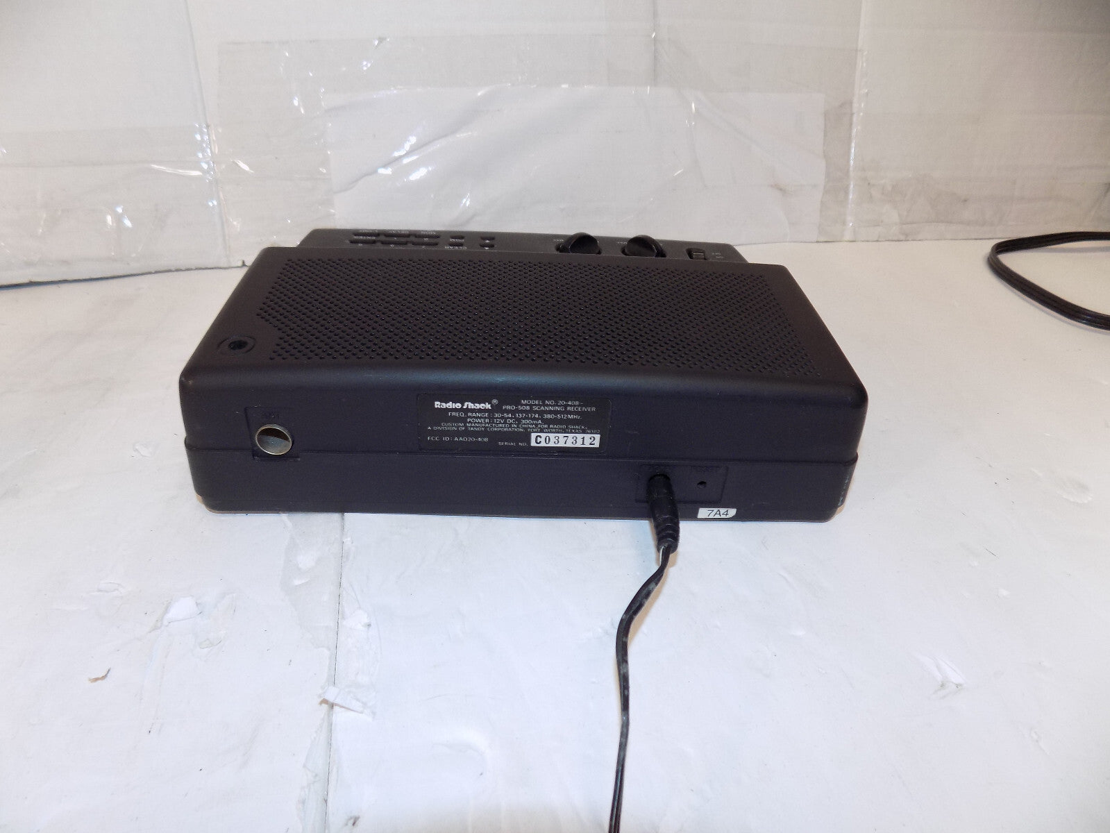 Lot of 2 Scanners RADIO SHACK PRO-508 20 CHANNEL SCANNER Bearcat 855