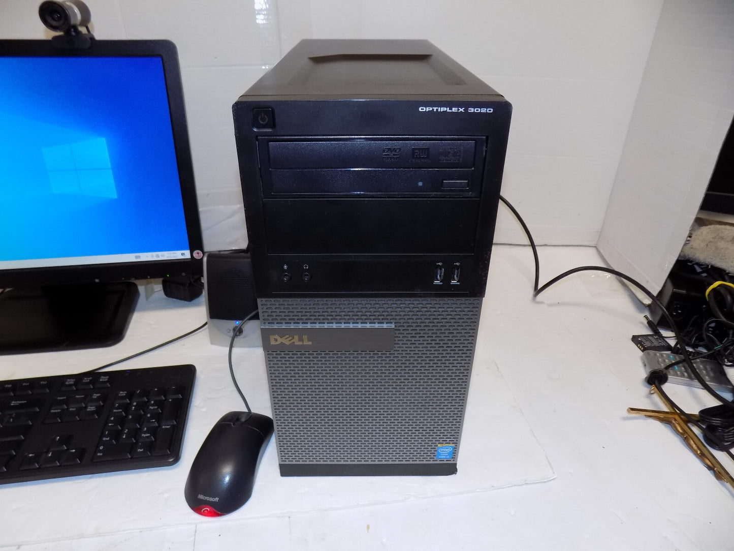 Dell Optiplex i3 Desktop Computer 6GB Ram 256 SSD 500GB HDD w/Monitor & Keyboard