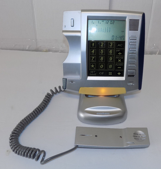 Innovage Speaker Caller ID LCD Touch Panel Tabletop Phone With Calculator Tested