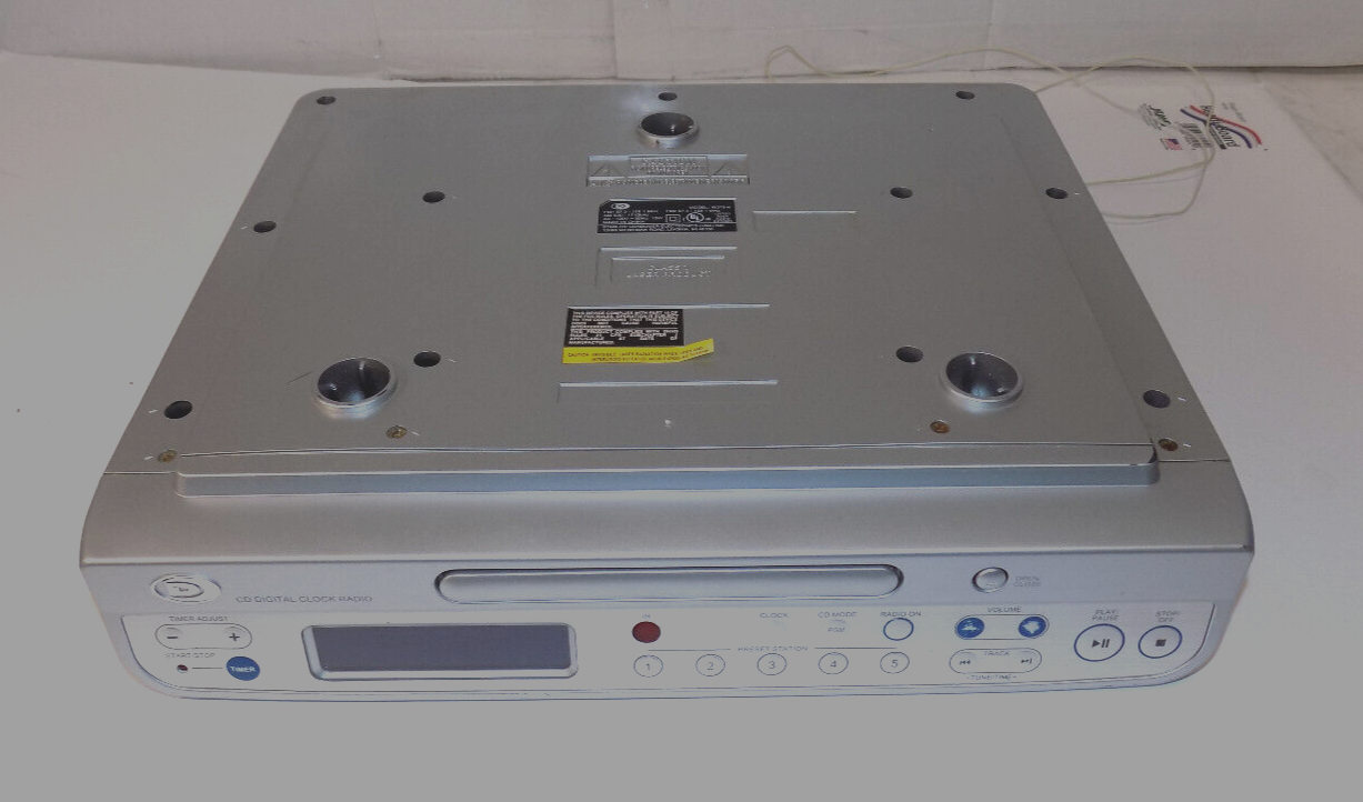 Durabrand Under Counter CD AM/FM Radio W375-K Radio Tested No Remote or Hardware