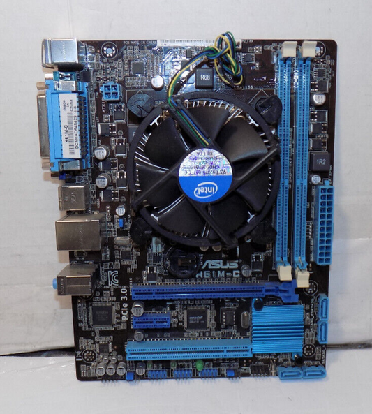 ASUS H61M-C Desktop Motherboard PCIe 3.0 LGA1155 DDR3 SATA3G_3 USB
