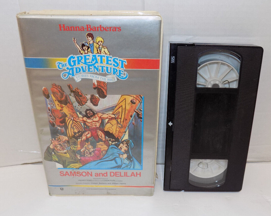 Hanna-Barbera The Greatest Adventures Samson and Delilah VHS 1986
