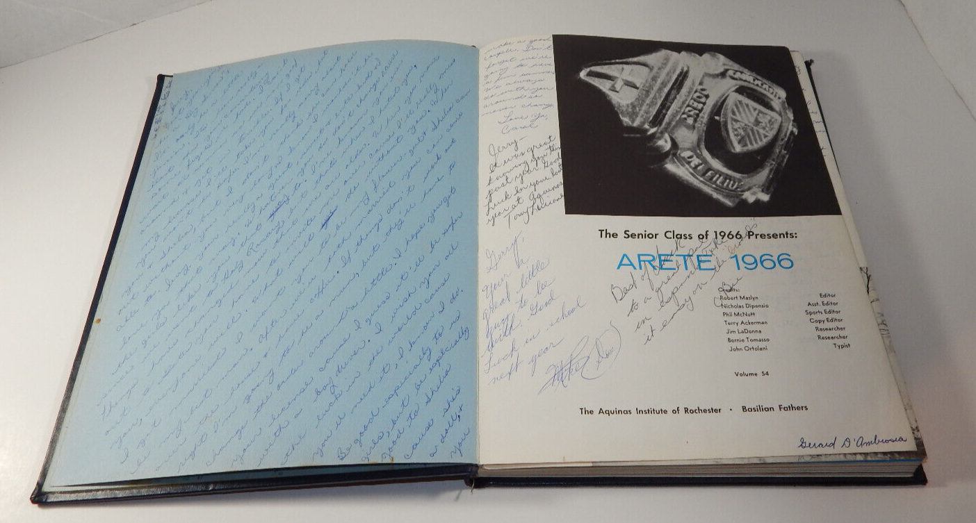 Aquinas Institute Of Rochester 1966 Arete Yearbook