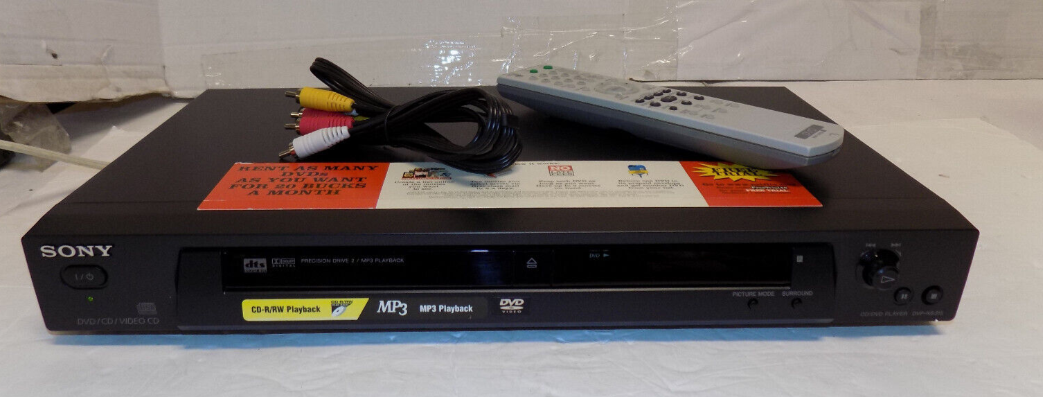 Sony DVP-NS315 CD DVD Player with Remote and Cables