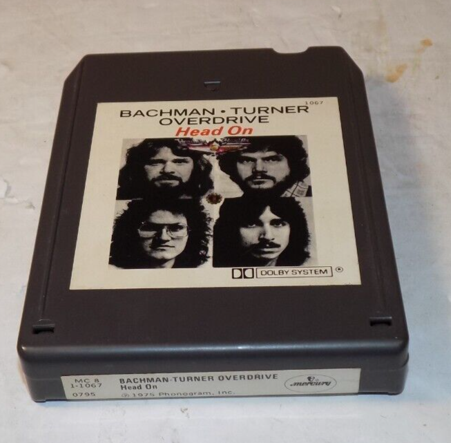 Bachman Turner Overdrive Head On 8 Track Cartridge M8 1-1067 1975 Mercury
