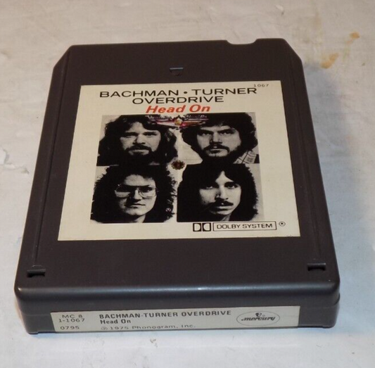 Bachman Turner Overdrive Head On 8 Track Cartridge M8 1-1067 1975 Mercury