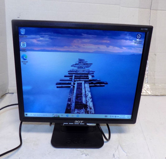 Acer Model AL1706AB 17 inch Square Computer Monitor with Power Cable