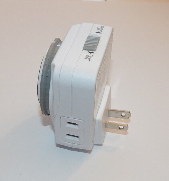 Prime 24-Hour Indoor Timer Electrical Plug In with 1 Outlet #UTTNI2412/148297