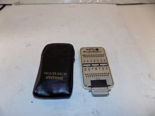 VINTAGE MULTITECH SYSTEM MT25 BREAKOUT Box & Case