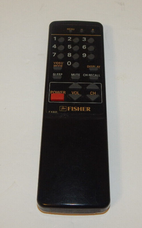 Fisher FXBD Remote Control 436MB00401 For Fisher TV PC3520 PC4520 IR Tested