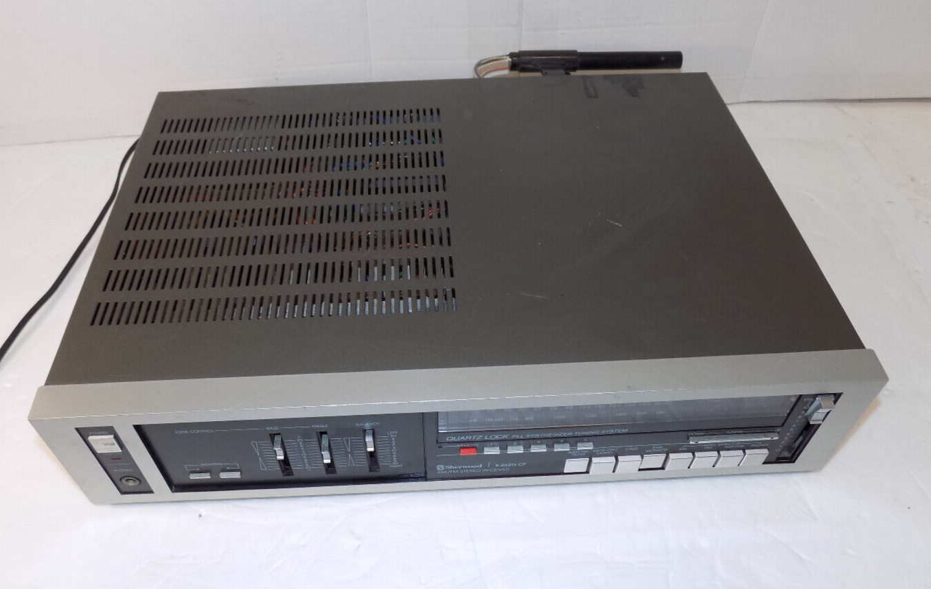 Sherwood S-2620 AM FM Stereo Receiver with Phono Input