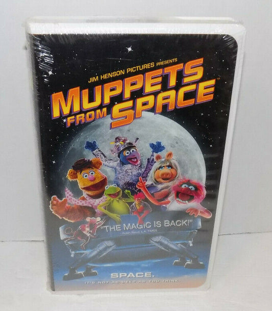 Jim Henson Pictures Muppets From Space VHS New Sealed Clamshell Case