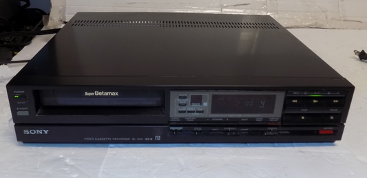 Sony SL-300 Super Betamax Video Recorder Works