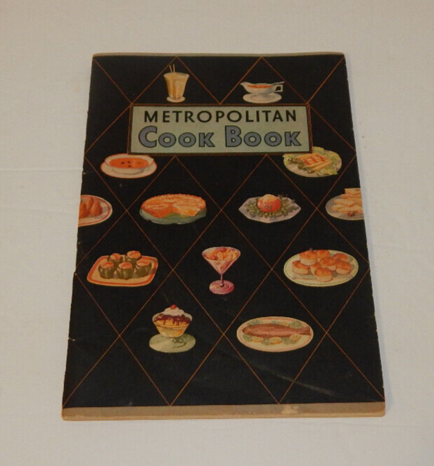 Vintage Metropolitan Life Insurance Metropolitan Cook Book Recipe Book SC