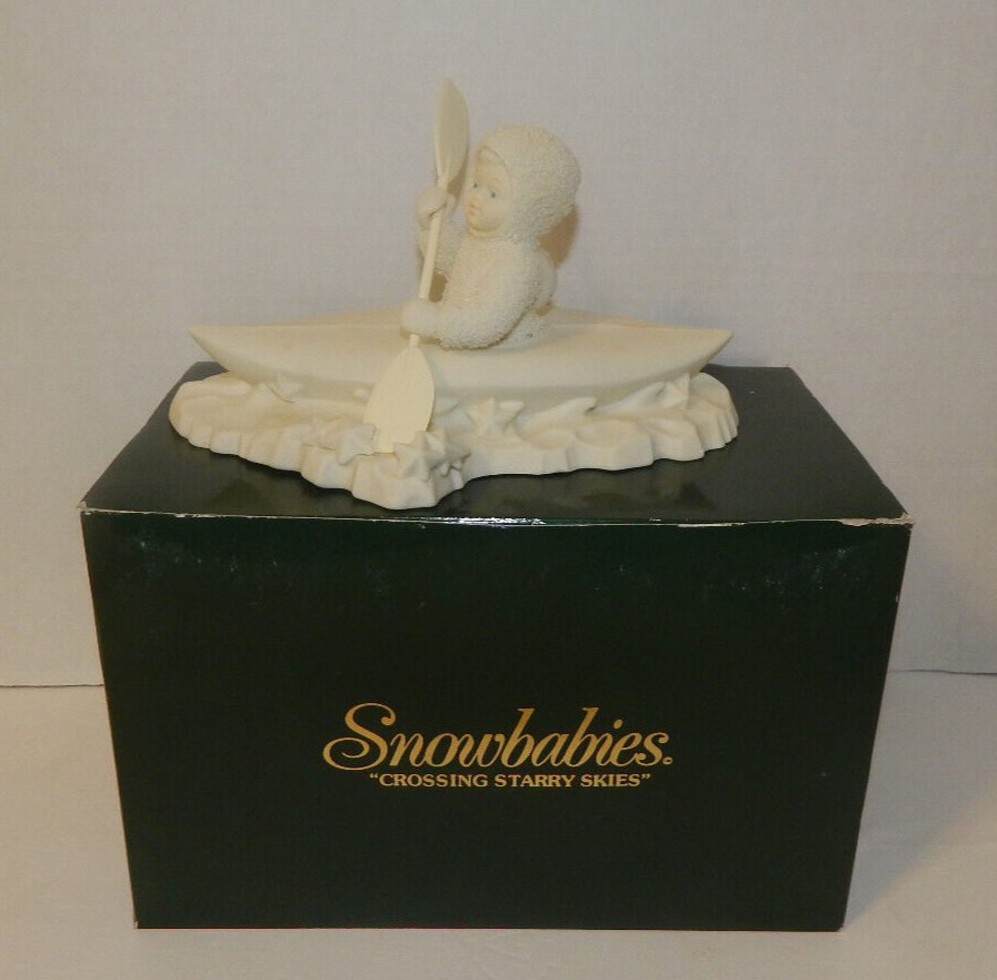 Snowbabies Crossing Starry Skies Figurine Department 56 1993