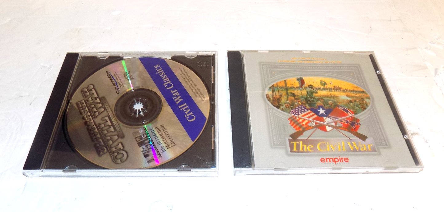 Ultimate Civil War Collection & The Civil War Empire Interactive CD-ROM PC Games