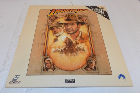 Indiana Jones and the Last Crusade Laserdisc LD Movie Harrison Ford Sean Connery