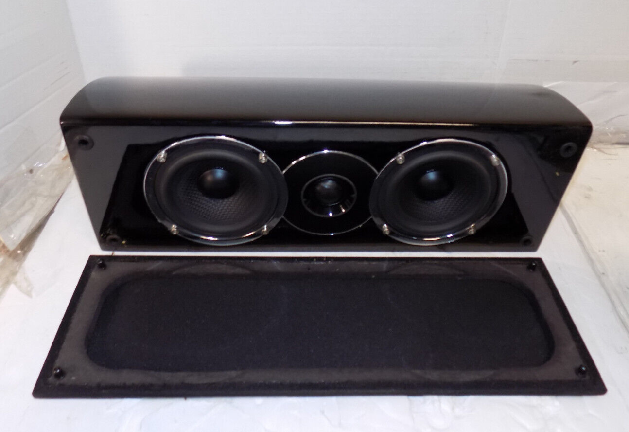 Pure Acoustics Noble II C Dual 4" 2-Way MTM Center Channel Speaker Black