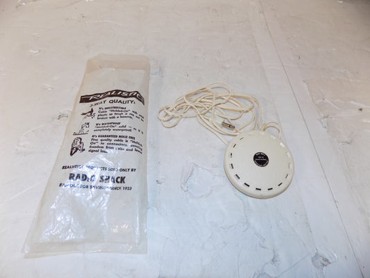 Vintage Radio Shack Realistic Pillow Speaker 8 Ohm 33-206 3.5mm Plug