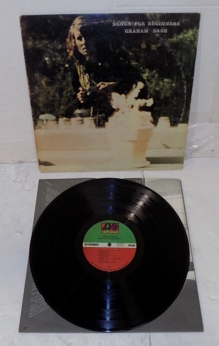 Graham Nash Songs For Beginners Vinyl LP 1971 Atlantic Records SW-93811 Ex/VG