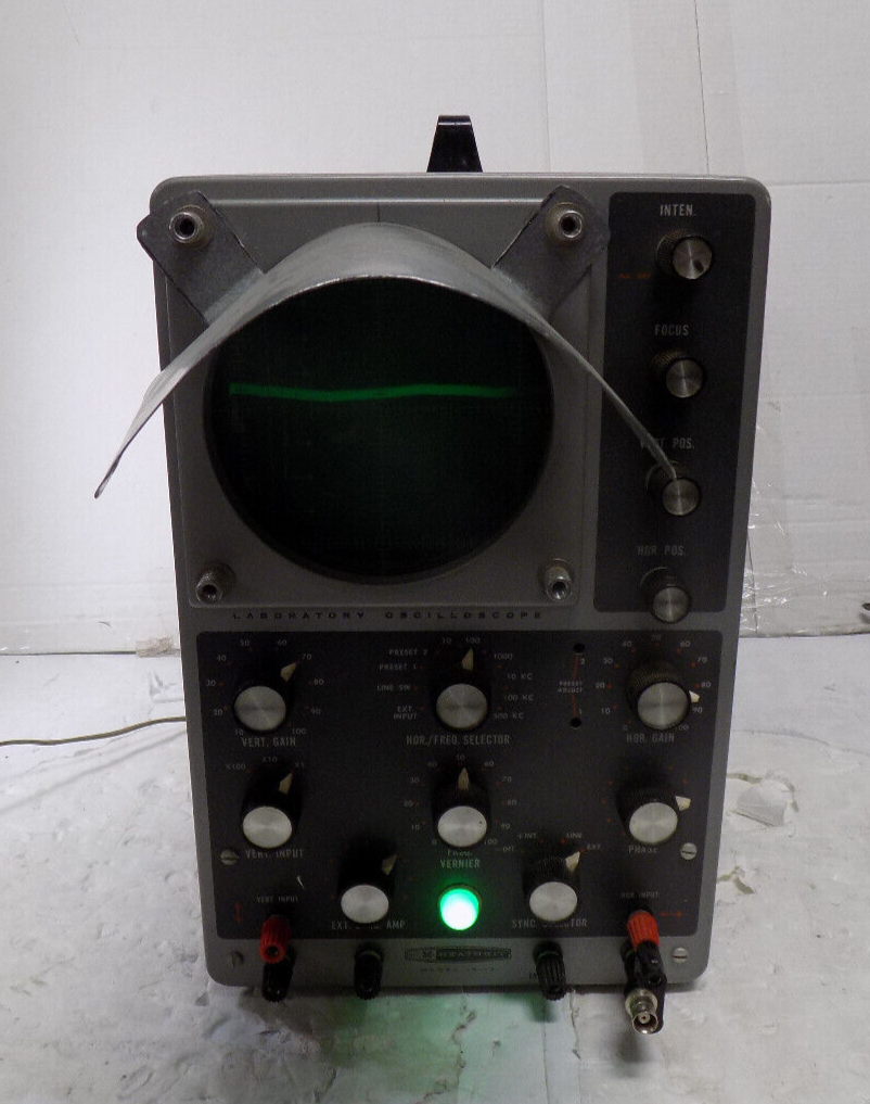 Vintage Heathkit Laboratory Oscilloscope Model 10 - 12