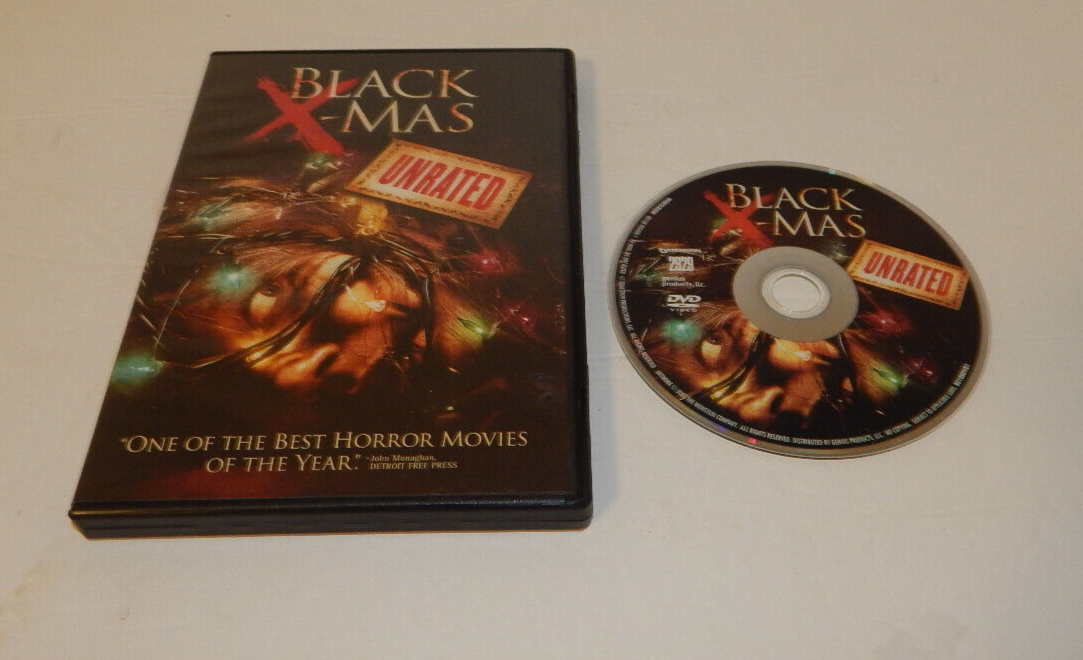 Black X-Mas Unrated Horror DVD Movie 2007 Christmas Holiday Horror
