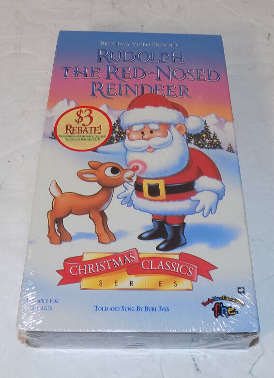 Rudolph The Red-Nosed Reindeer VHS 1993 Sealed