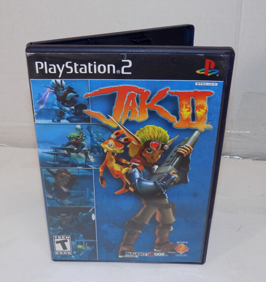 PS2 Game Jak II Sony PlayStation 2 2003 Complete with Manual Tested Very Good