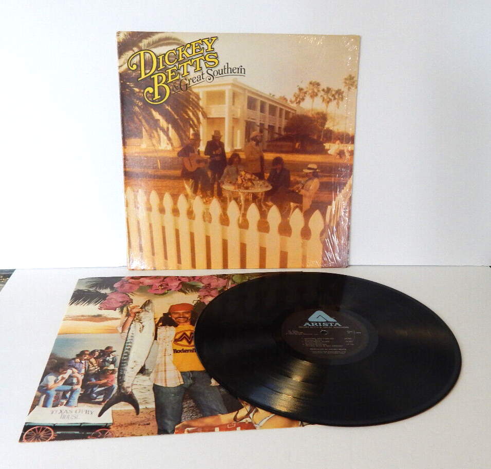Dickey Betts & Great Southern Self Titled Vinyl LP Record 1977 EX