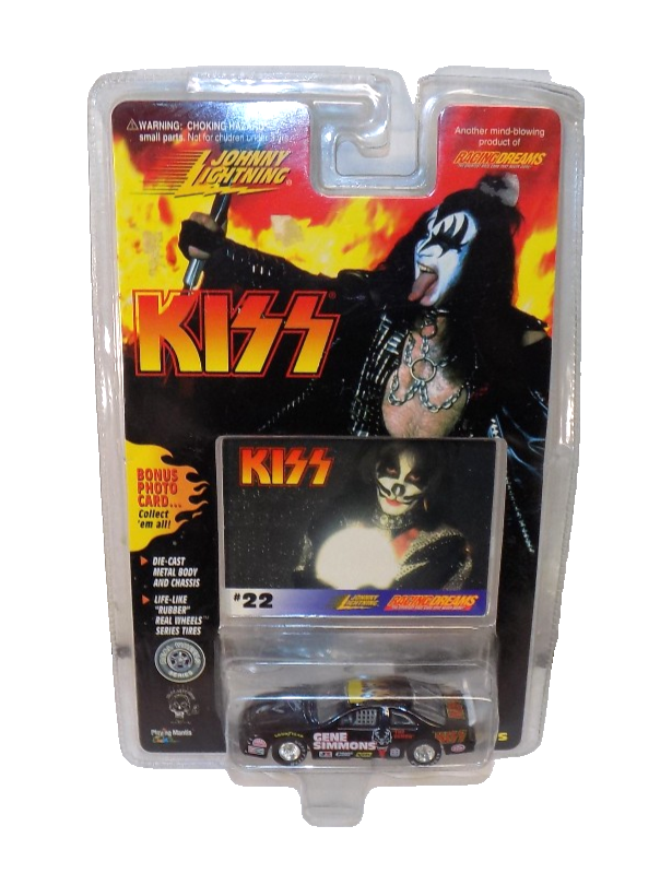 Johnny Lightning KISS Gene Simmons #22 Peter's Bright Idea Diecast Car 1/64 New