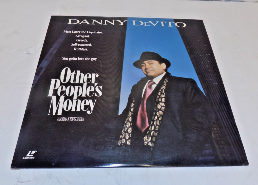 Other People's Money with Danny DeVito LaserDisc LD Widescreen Movie Extened
