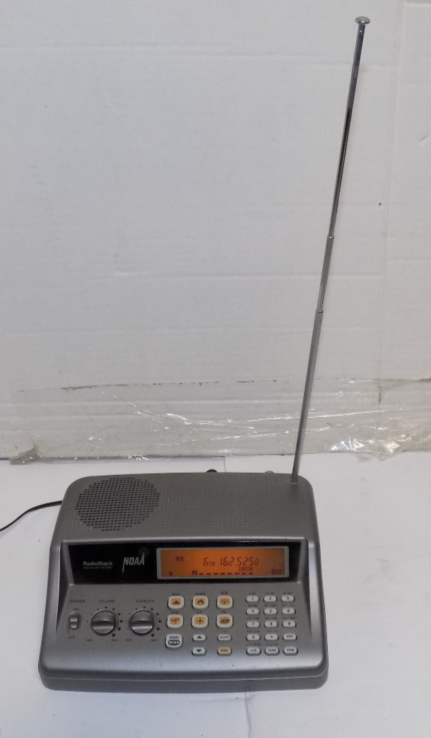 Radio Shack 20-405 PRO-405 Desktop NOAA Scanner Radio with Weather Alert