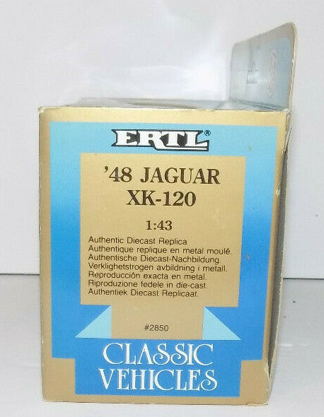 ERTL 1948 Jaguar XK-120 Roadster Classic Vehicles Diecast 1:43