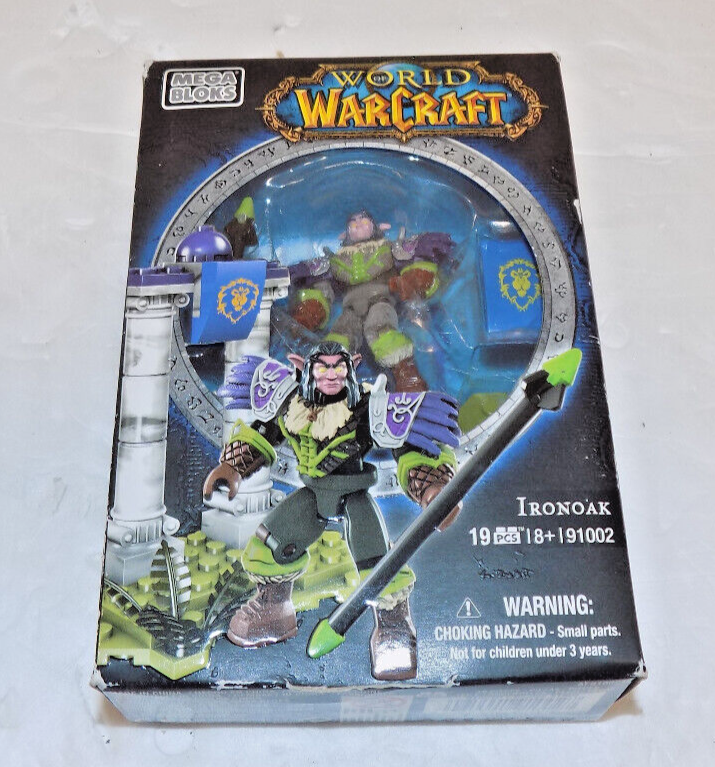 Mega Bloks 91002 Ironoak Night Elf Druid Set WOW World of Warcraft NEW