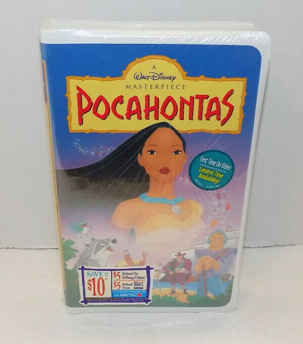 A Walt Disney Masterpiece Pocahontas VHS Tape New Sealed 