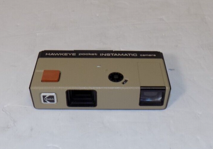 Vintage 1972 Kodak Hawkeye Pocket Instamatic 110 Film Camera with Manual