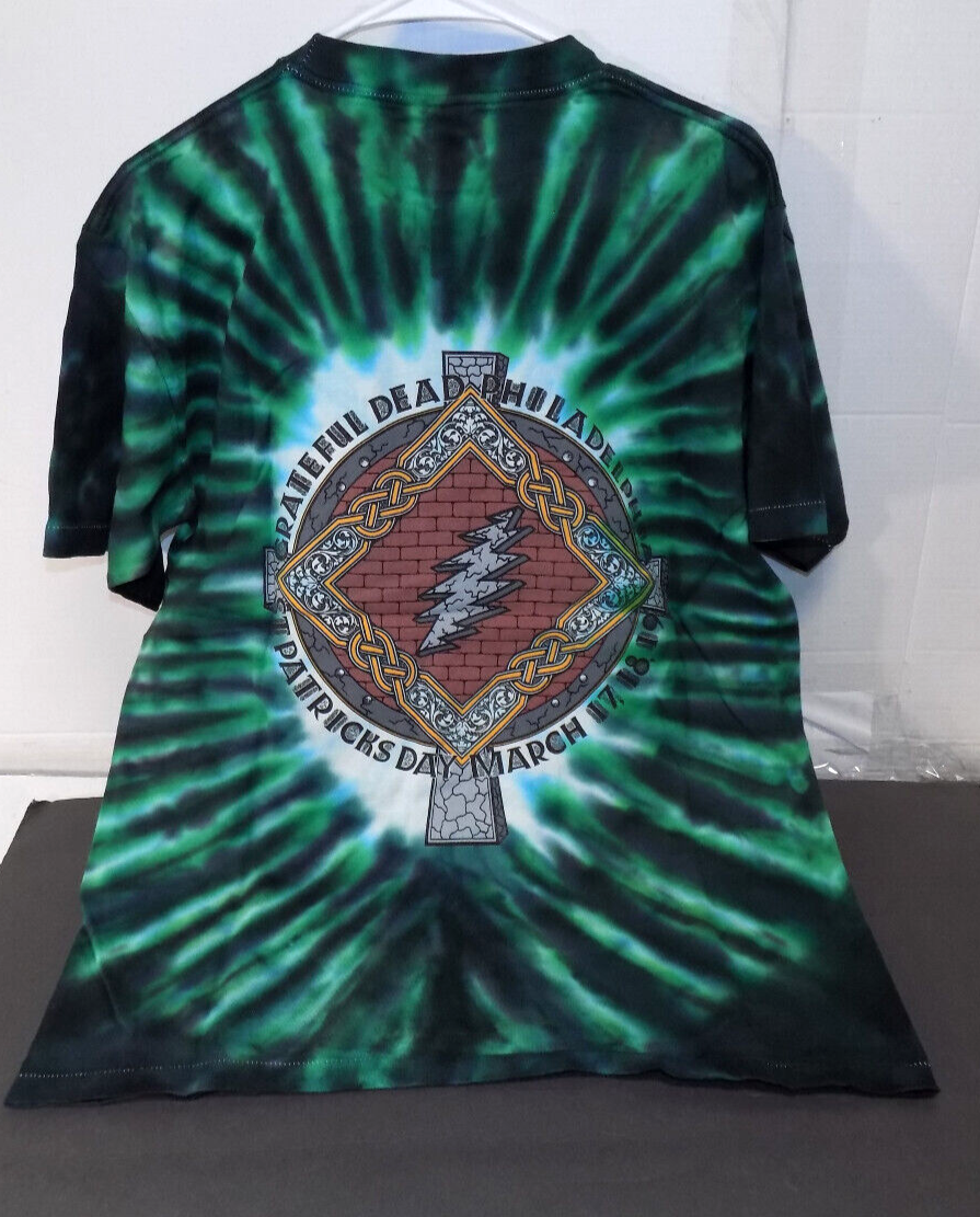 1995 Grateful Dead St Patricks Day Philadelphia Short Sleeve T Shirt Large