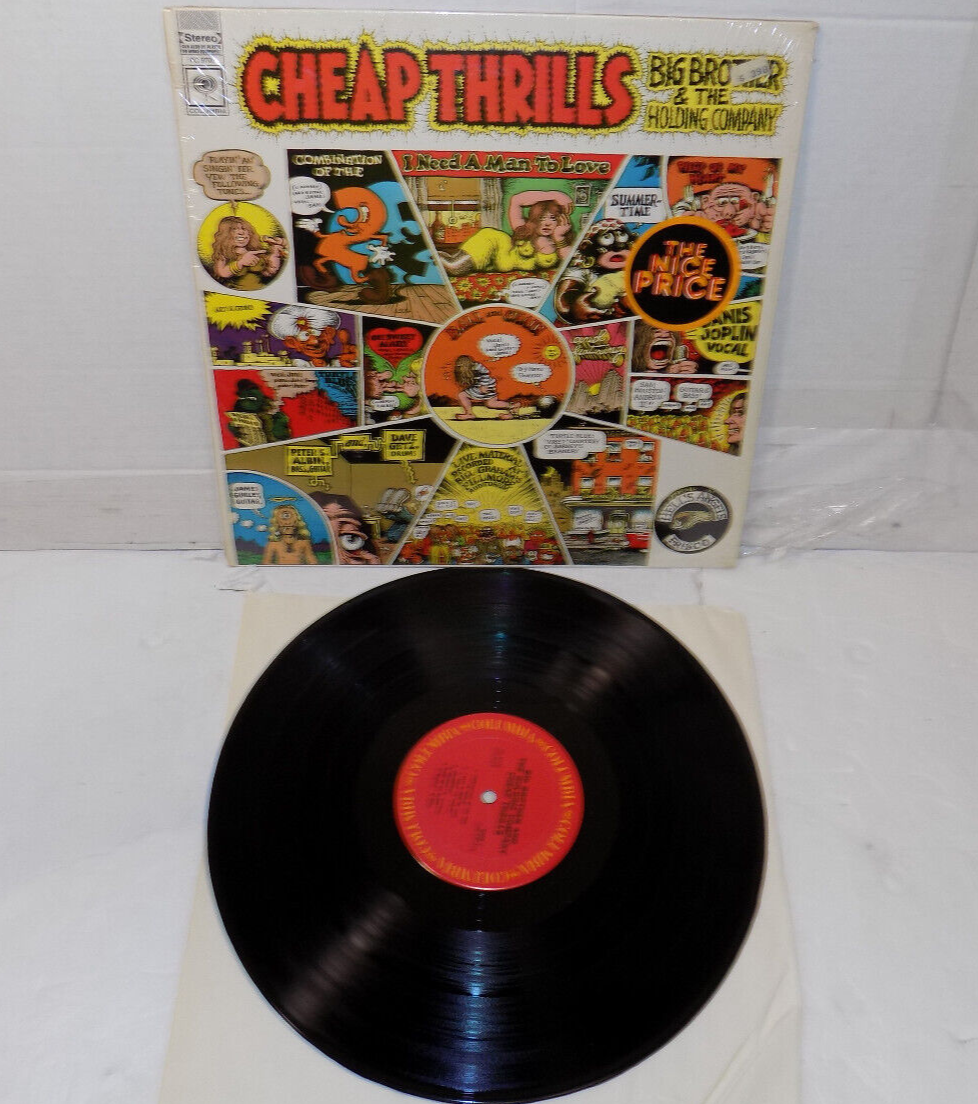 Big Brother Janis Joplin Cheap Thrills LP Vinyl Record Columbias VG+/VG+