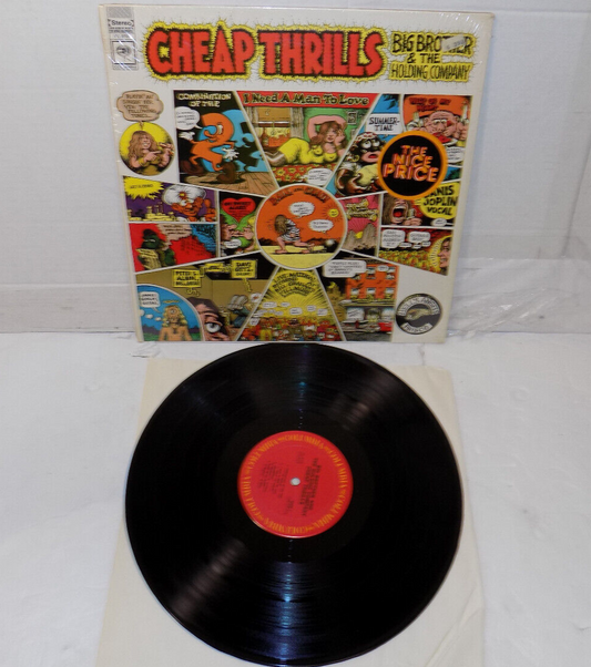 Big Brother Janis Joplin Cheap Thrills LP Vinyl Record Columbias VG+/VG+