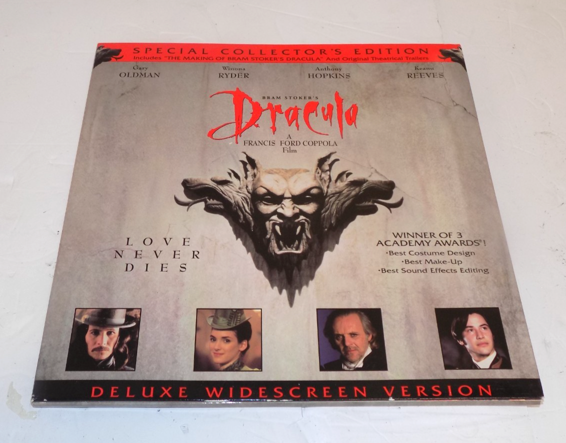 Bram Stoker's Dracula LaserDisc LD Special Collection's Edition Anthony Hopkins