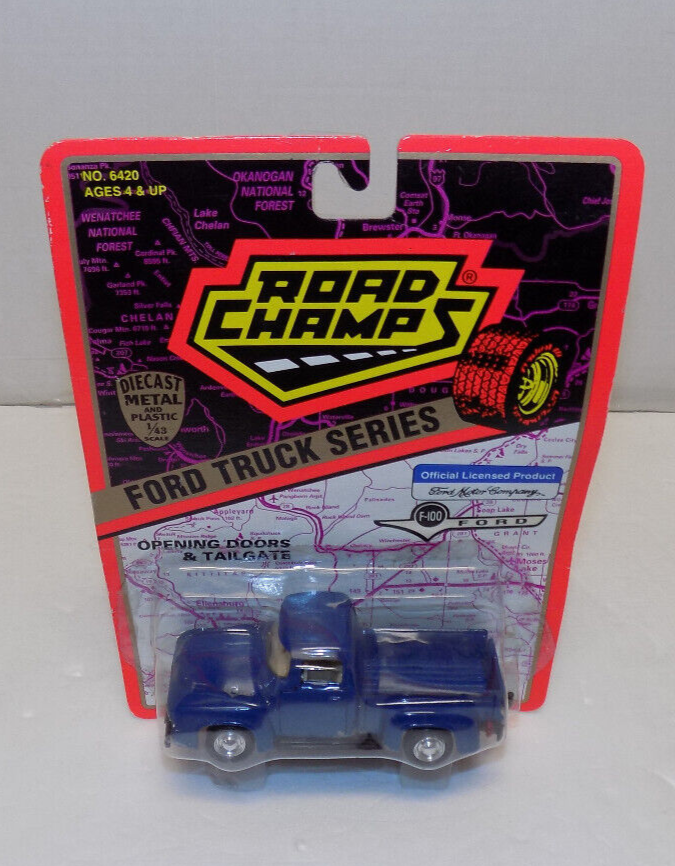 1996 Road Champs Ford Truck Series 1956 Ford F-100 Union Pacific Blue