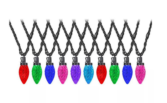 Gemmy Lightshow ColorMotion Multi-Color 24 LED C9 Christmas Lights NEW