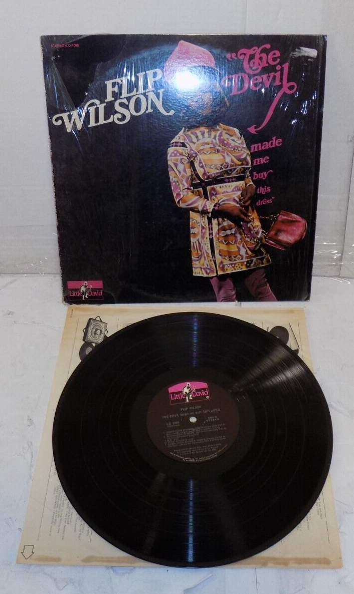 Flip Wilson The Devil Made Me Buy This Dress Album Vinyl Little David LD-1000