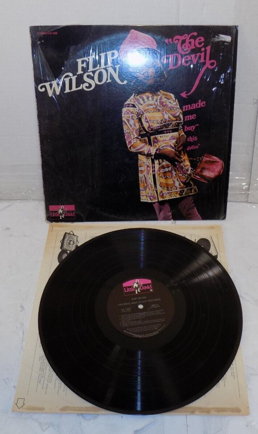 Flip Wilson The Devil Made Me Buy This Dress Album Vinyl Little David LD-1000