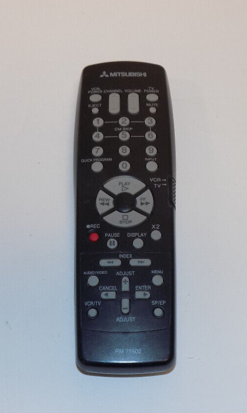 Genuine Mitsubishi Remote Control Model RM 75502 IR Tested
