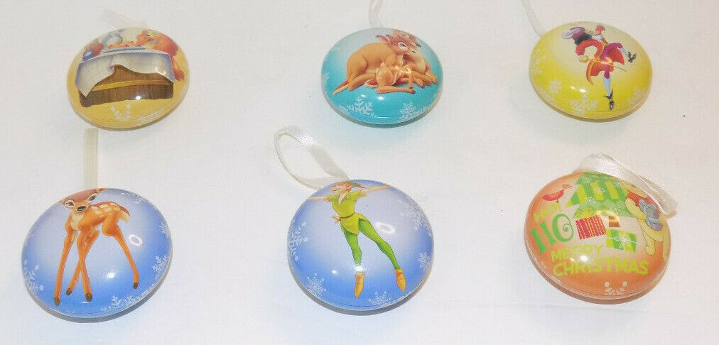 Hallmark Disney Count Down To Christmas Ornaments Lot Of 6